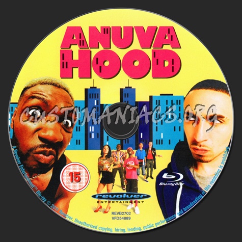 Anuvahood blu-ray label