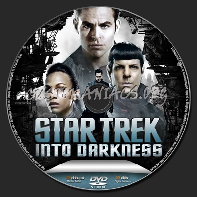 Star Trek Into Darkness dvd label