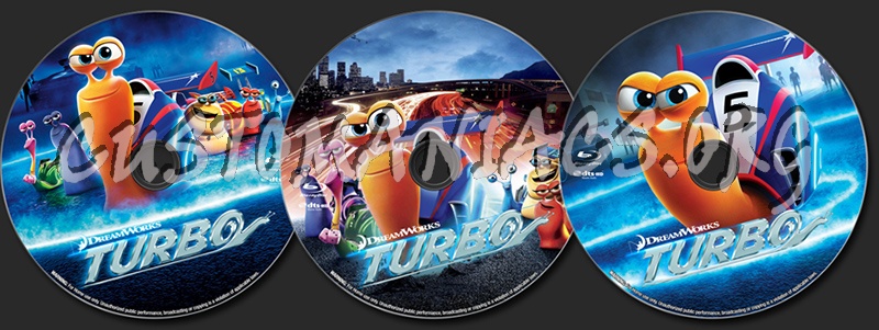 Turbo blu-ray label