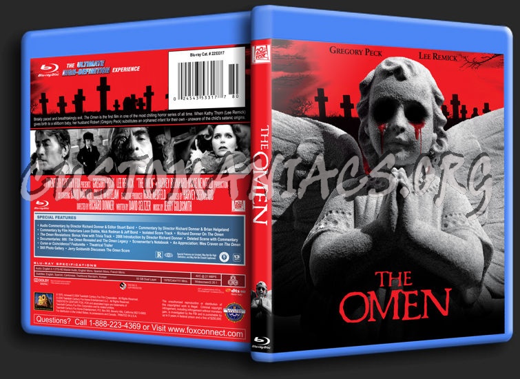 The Omen blu-ray cover