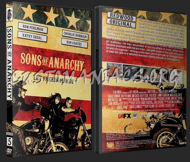 Sons of Anarchy Season 5 dvd cover