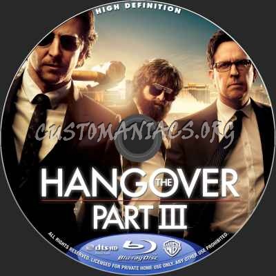 The Hangover Part 3 blu-ray label