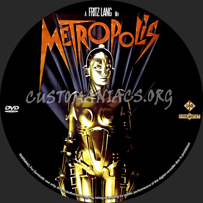 Metropols dvd label