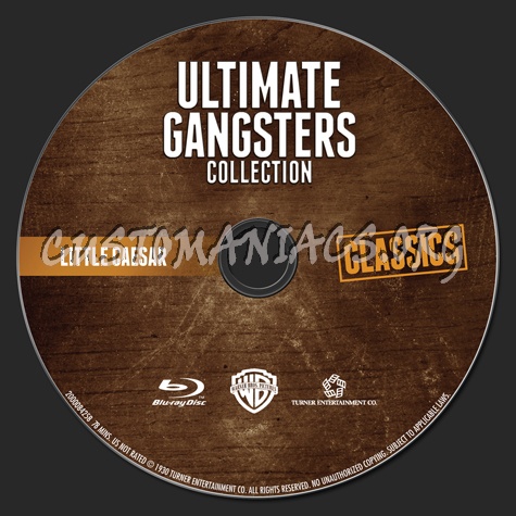 Ultimate Gangsters Collection Little Caesar blu-ray label