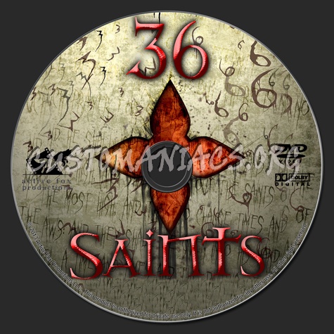 36 Saints dvd label