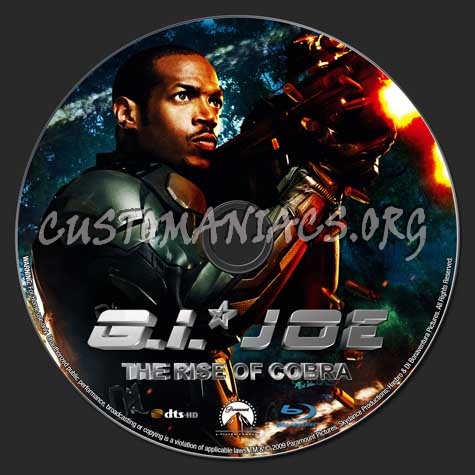 G.I. Joe The Rise of Cobra blu-ray label