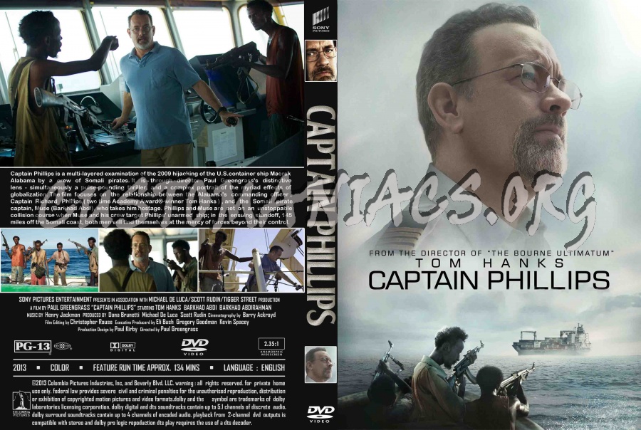 Captain Phillips (2013) dvd cover