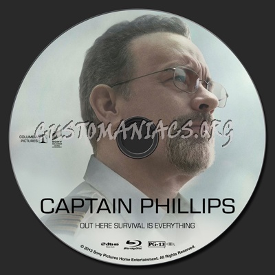 Captain Phillips blu-ray label