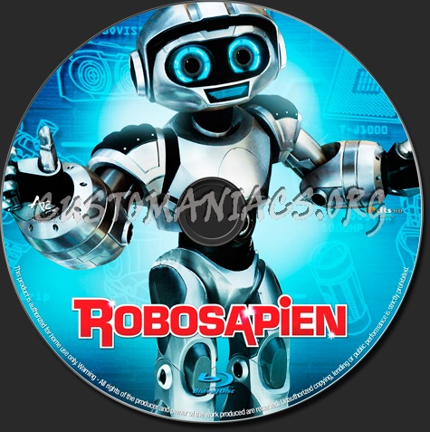 Robosapien blu-ray label