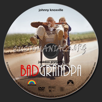 Bad Grandpa dvd label