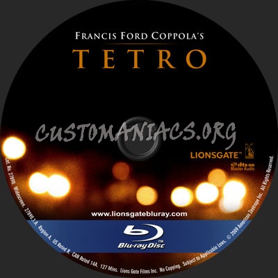 Tetro blu-ray label