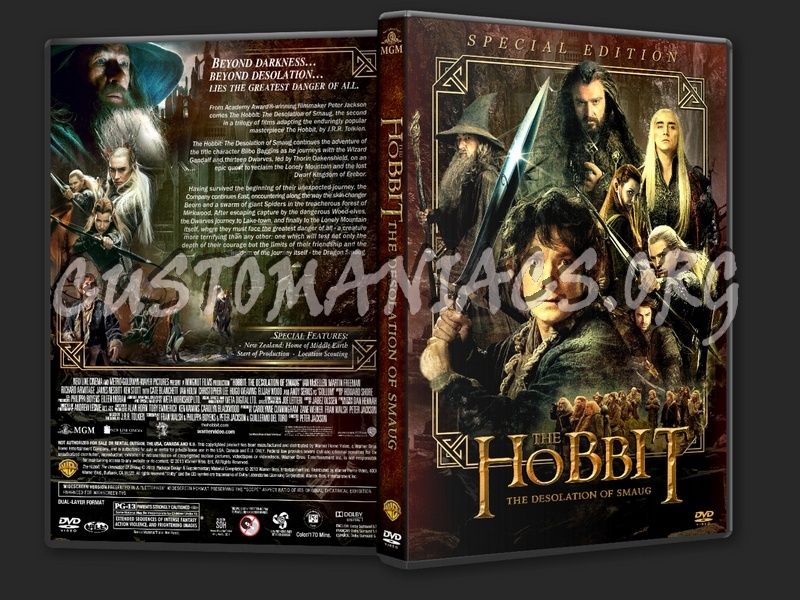 The Hobbit: The Desolation of Smaug (2013) dvd cover