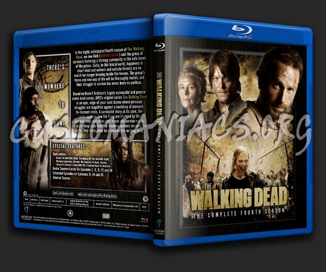 The Walking Dead - Season 4 blu-ray cover