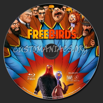 Free Birds blu-ray label