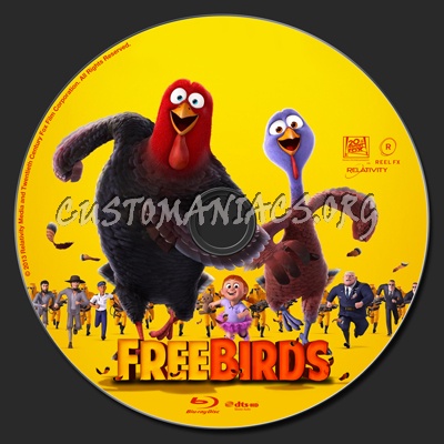 Free Birds blu-ray label