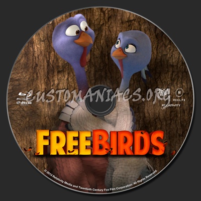 Free Birds blu-ray label