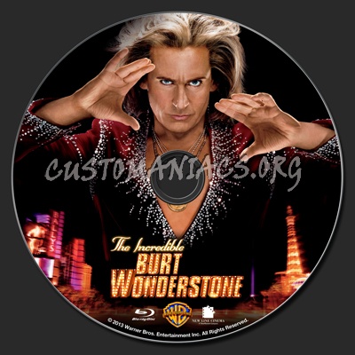 The Incredible Burt Wonderstone blu-ray label