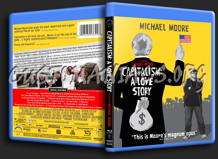 Capitalism: A Love Story blu-ray cover