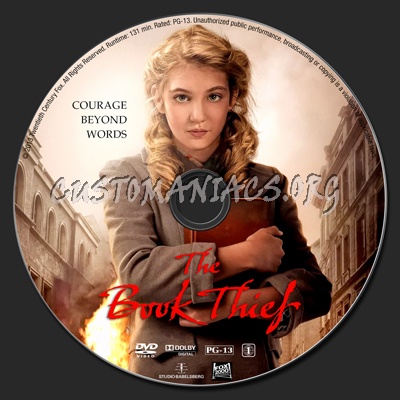 The Book Thief dvd label