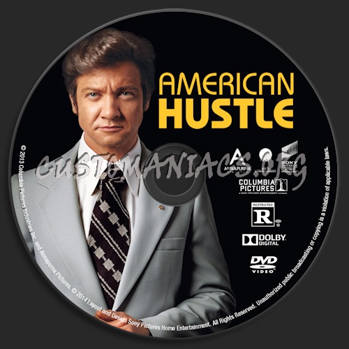 American Hustle dvd label