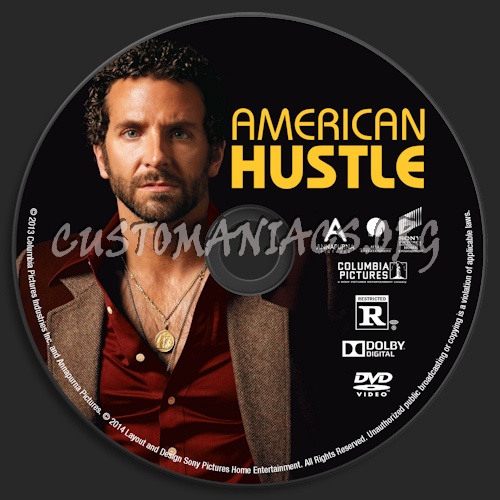 American Hustle dvd label