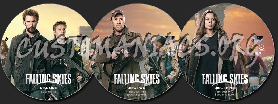 Falling Skies Season 2 dvd label