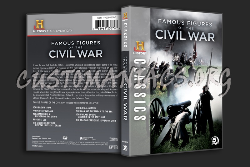 Famous Figures of the Civil War dvd cover