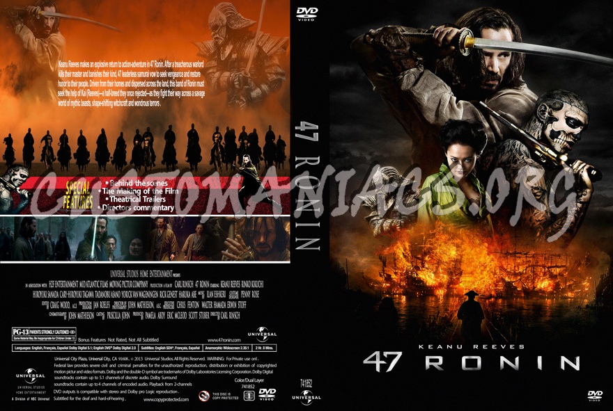 47 Ronin (2013) dvd cover