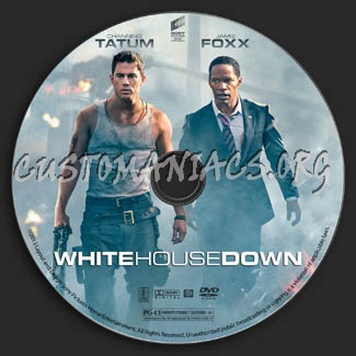 White House Down dvd label