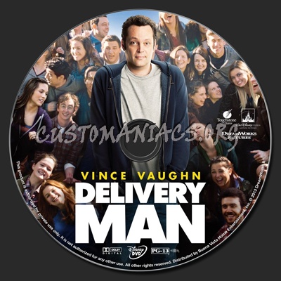 Delivery Man dvd label