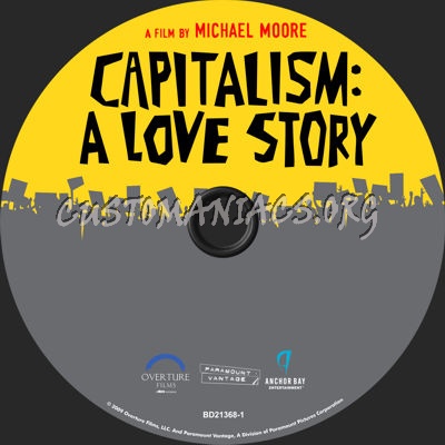 Capitalism: A Love Story blu-ray label