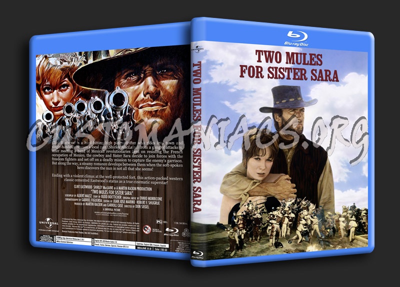 Two Mules For Sister Sara blu-ray cover