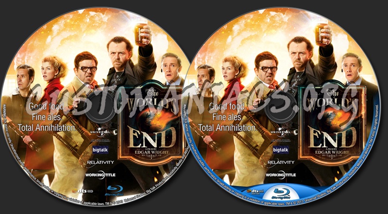 The World's End (2013) blu-ray label