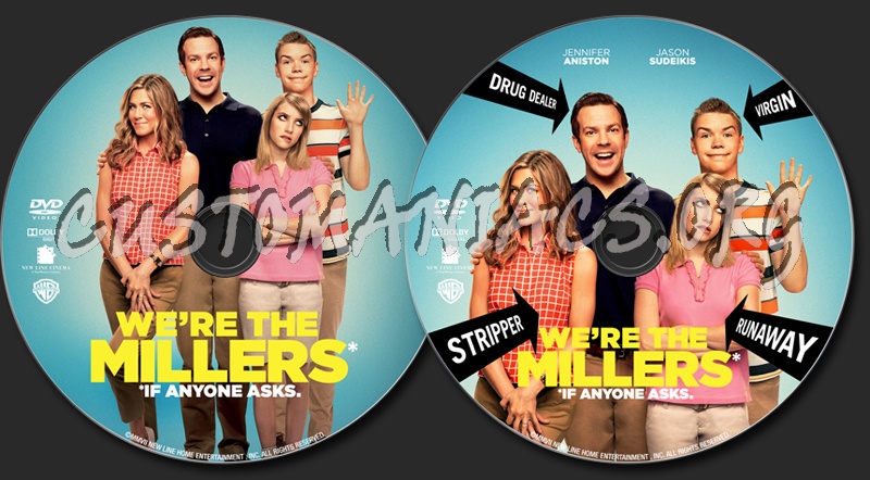 We're the Millers dvd label