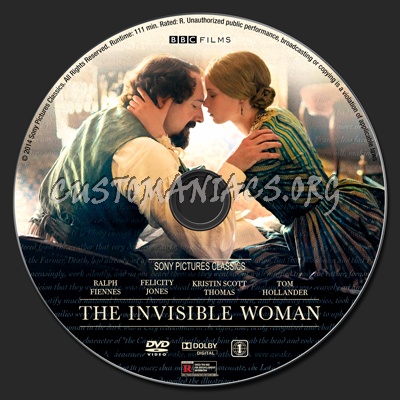 The Invisible Woman dvd label