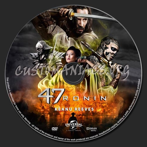 47 Ronin dvd label