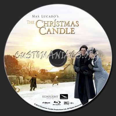 The Christmas Candle blu-ray label