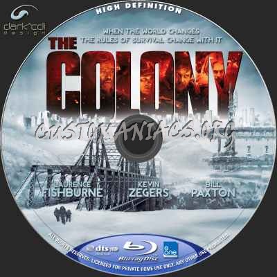 The Colony blu-ray label