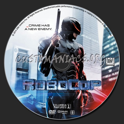 Robocop dvd label