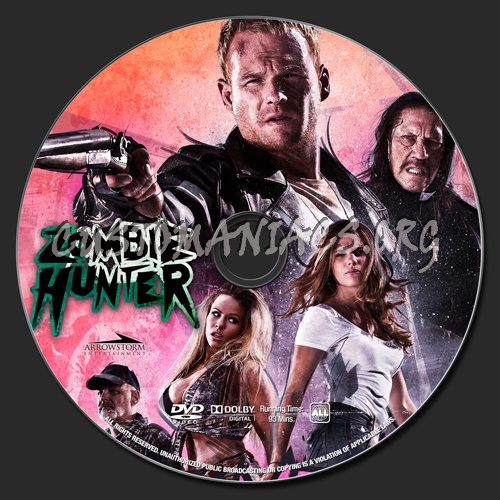 Zombie Hunter dvd label