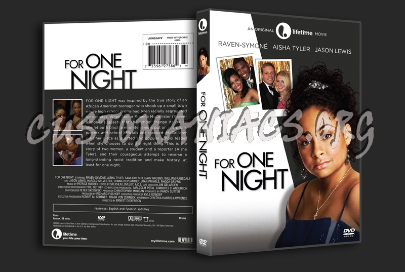 For One Night dvd cover