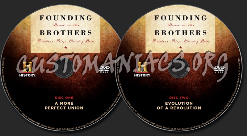 Founding Brothers dvd label