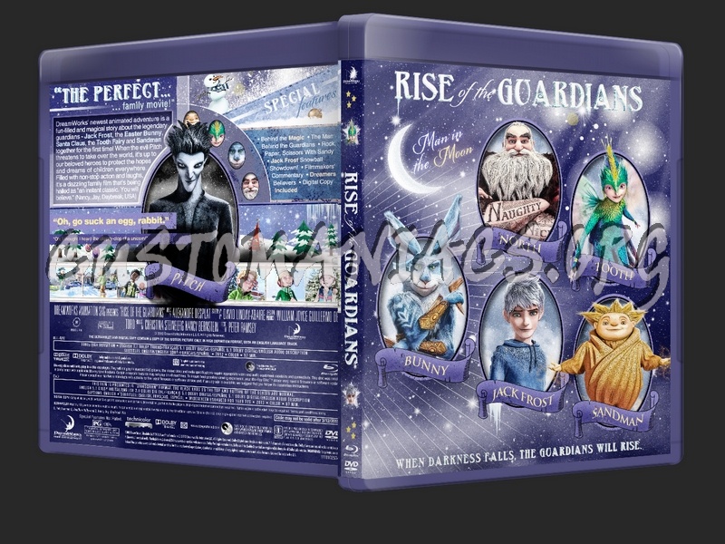 Rise of the Guardians blu-ray cover