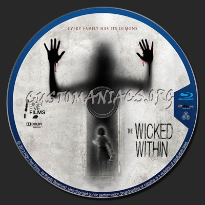 The Wicked Within blu-ray label