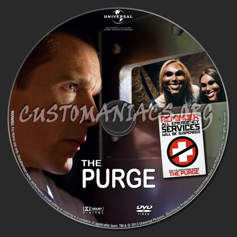 The Purge (2013) dvd label