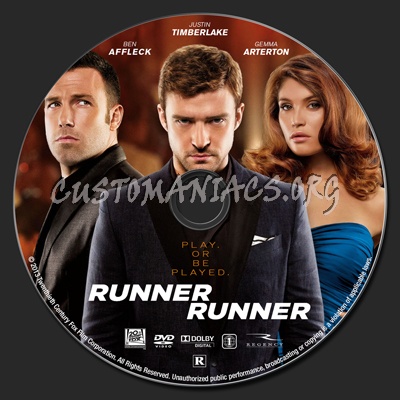 Runner Runner dvd label