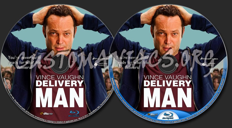 Delivery Man (2013) blu-ray label