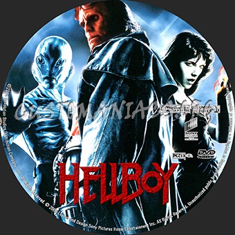 Hellboy dvd label