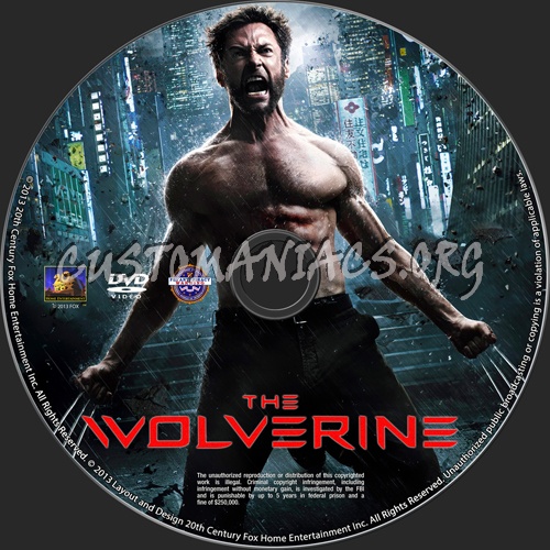 The Wolverine dvd label