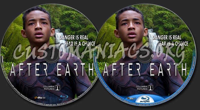 After Earth (2013) blu-ray label